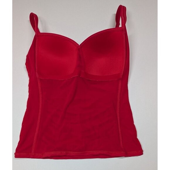 Sea Level Swim Australia Tankini Top Eco Twist Front Red Convertible Women US 10 - Picture 10 of 11